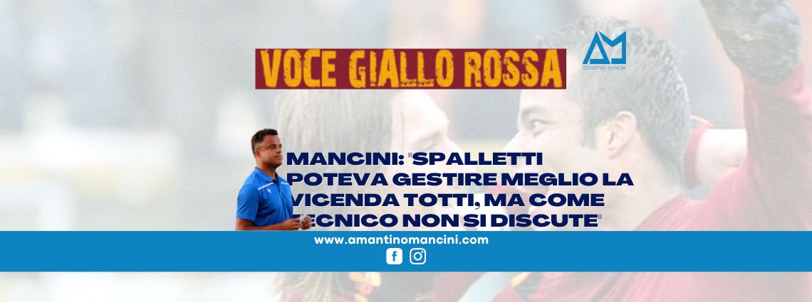 Amantino Mancini - Intervista voce giallo rossa