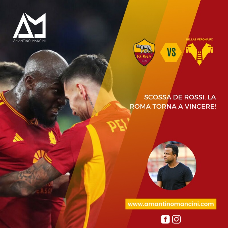 Scossa De Rossi, la Roma torna a vincere! 