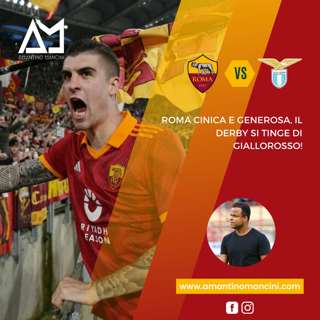 Roma cinica e generosa, il derby si tinge di Giallorosso! 