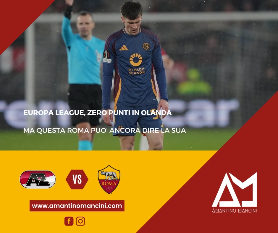Europa League, zero punti in Olanda ma questa Roma può ancora dire la sua