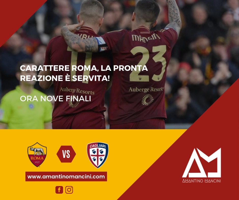 Carattere Roma, la pronta reazione è servita! Ora nove Finali