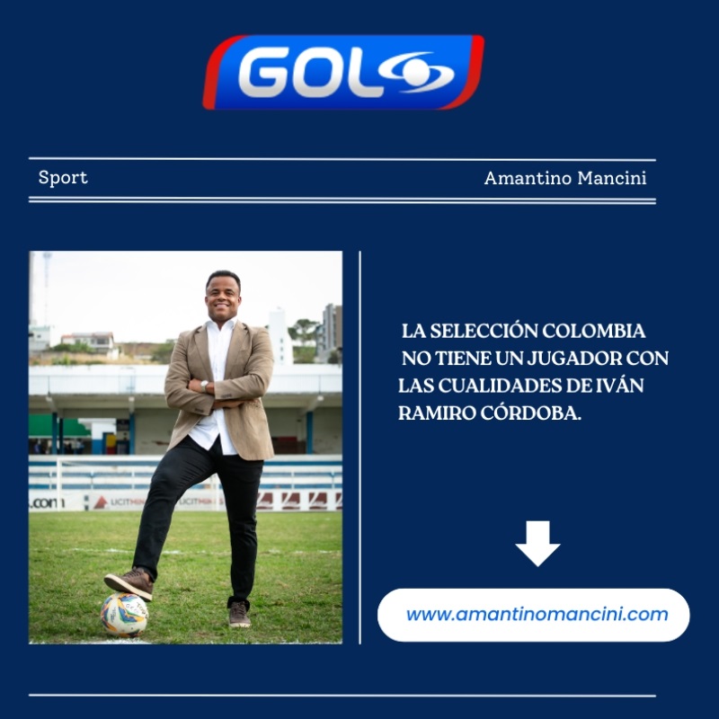 La Selección Colombia no tiene un jugador con las cualidades de Iván Ramiro Córdoba