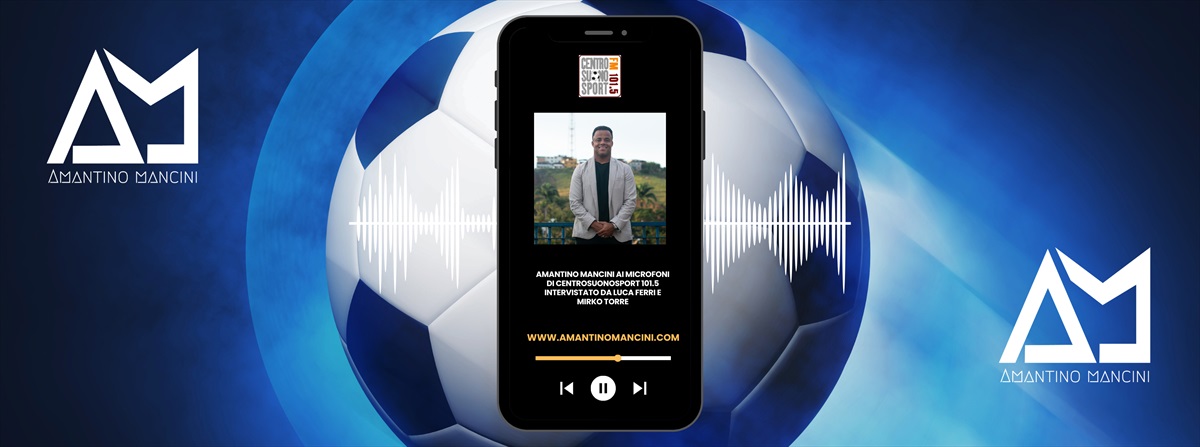 Amantino Mancini ai microfoni di Centrosuonosport 101.5 intervistato da Luca Ferri e Mirko Torre