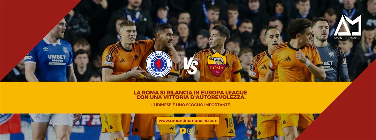 La Roma si rilancia in Europa League con una vittoria d'autorevolezza. L'Udinese è uno scoglio importante