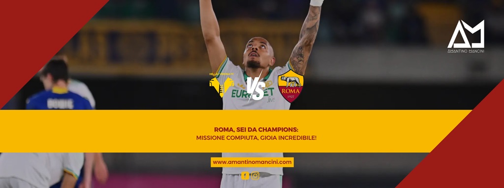 Roma, sei da Champions: missione compiuta, gioia incredibile
