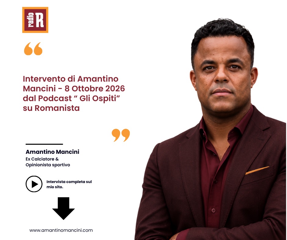 Intervento - 8 Ottobre 2026 dal Podcast "Gli Ospiti" su Romanista
